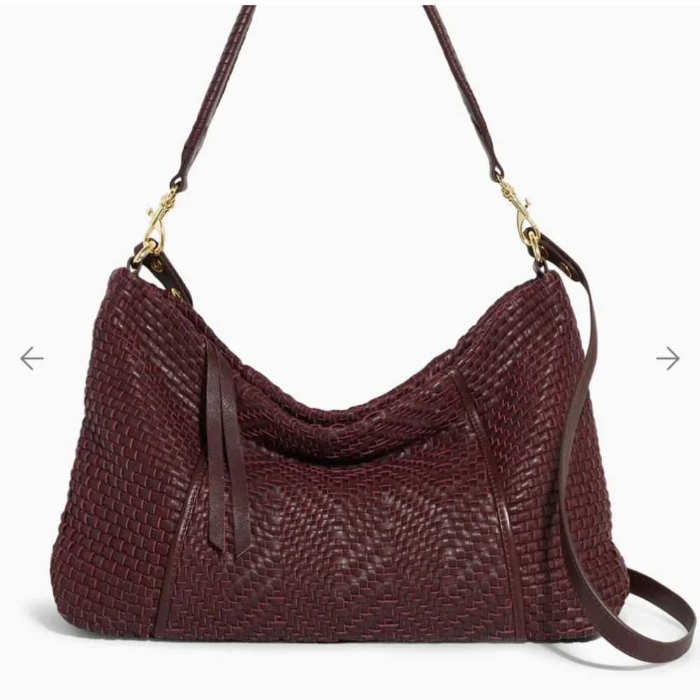 Aimee Kestenberg Woven Leather Shoulder Bag - Picture 6 of 10